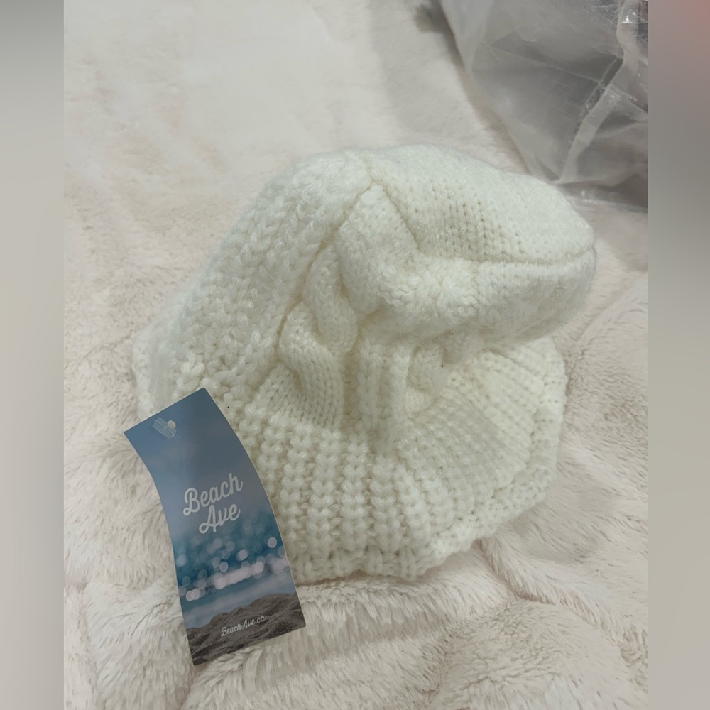 New Crochet Bucket Hat in Ivory